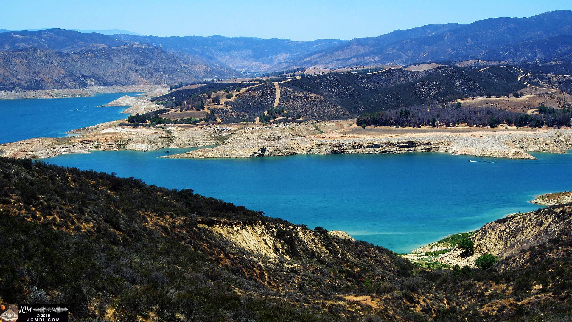 Castaic Lake low water level California drought June 14 2015 jcmdi.com
